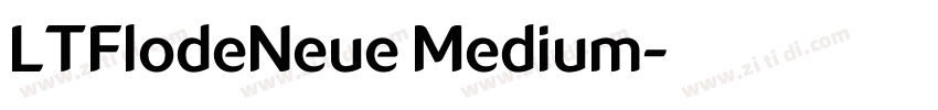 LTFlodeNeue Medium字体转换